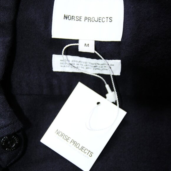 BNWT SS22 NORSE PROJECTS ANTON BRUSHED FLANNEL SHIRT S & M - Picture 8 of 11